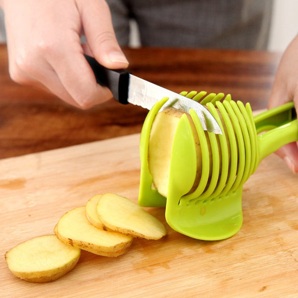 Plastic Potato Slicer Tomato Cutter Tool Shreadders