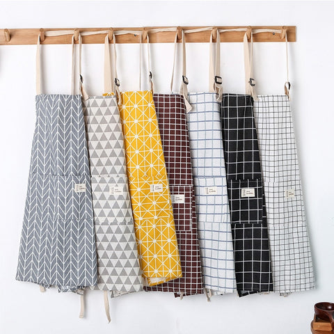 Fashion Lady Women Men Adjustable Cotton Linen High-grade Kitchen