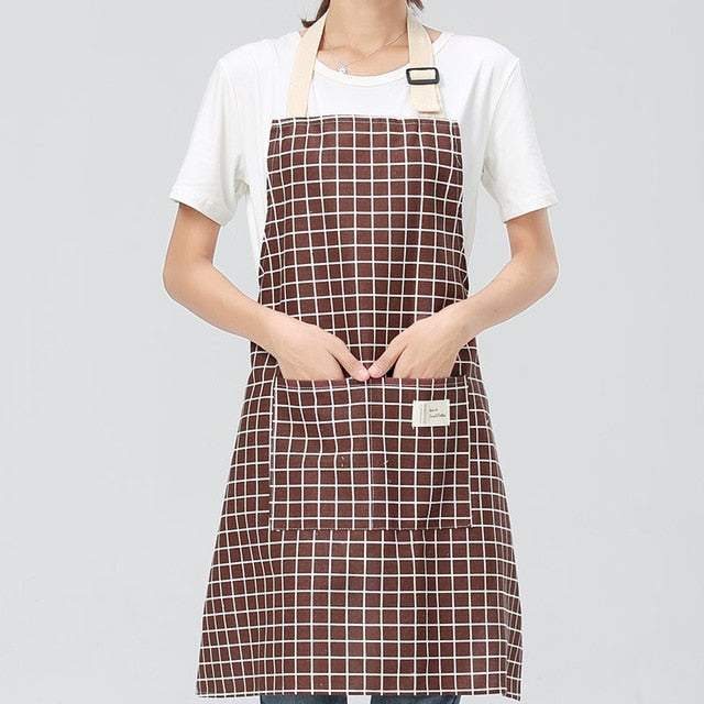 Fashion Lady Women Men Adjustable Cotton Linen High-grade Kitchen