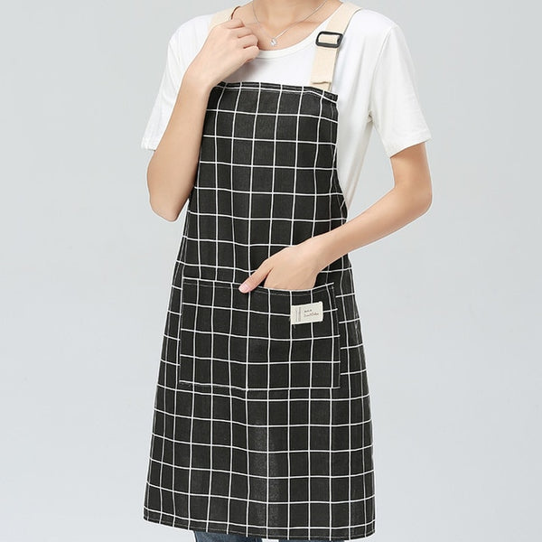 Fashion Lady Women Men Adjustable Cotton Linen High-grade Kitchen