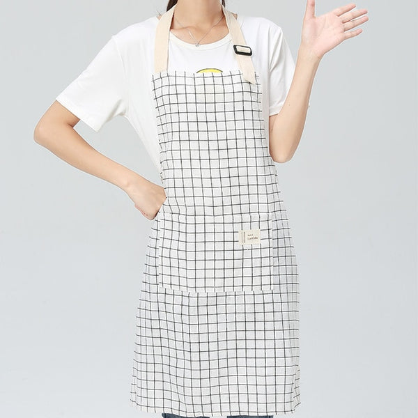 Fashion Lady Women Men Adjustable Cotton Linen High-grade Kitchen