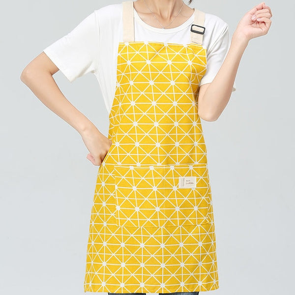 Fashion Lady Women Men Adjustable Cotton Linen High-grade Kitchen