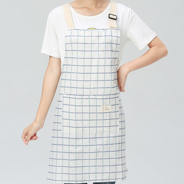 Fashion Lady Women Men Adjustable Cotton Linen High-grade Kitchen