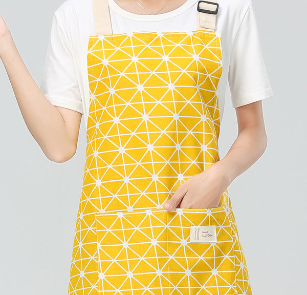 Fashion Lady Women Men Adjustable Cotton Linen High-grade Kitchen