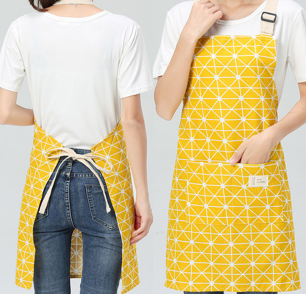 Fashion Lady Women Men Adjustable Cotton Linen High-grade Kitchen